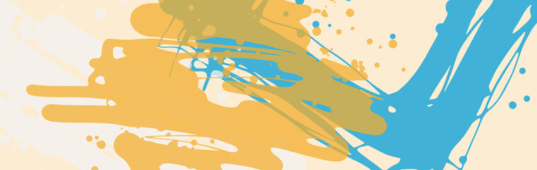 Naklejka na ściany i meble Abstract color hand drawn backgrounds for design.