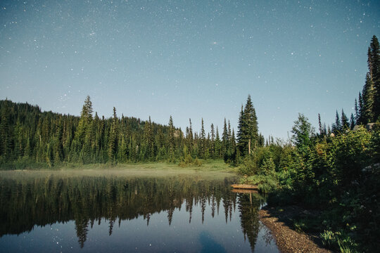 Pristine Lake near Mt. Ranier, Washington.