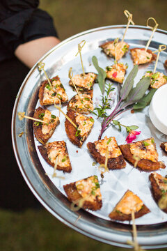 Pimento Cheese Toast Hors d'oeuvre