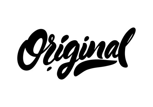 Original black text. Modern calligraphy. Hand lettering inscription. Vector illustration.