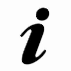 Information icon on white background.
