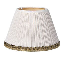 fabric lampshade isolated mockup for interior design