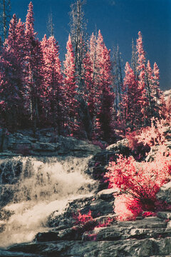 High Uinta Mountains In Infrared