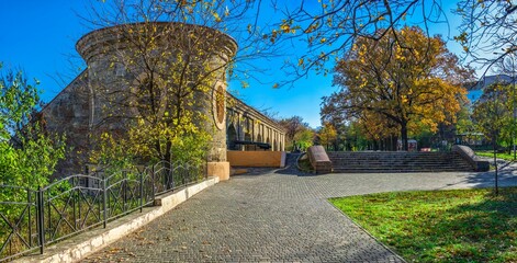 Khadzhibey fortress quarantine arcade in Odessa, Ukraine