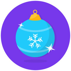 
Vector design of bauble, christmas ball concept 
