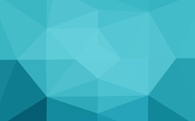 Light BLUE vector triangle mosaic texture. A sample with polygonal shapes. Brand new style for your business design.