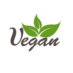 Fototapeta premium vegan natural product icon and elements vector