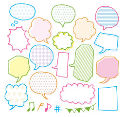 吹き出し　イラスト