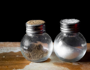 Condiments in the kitchen.