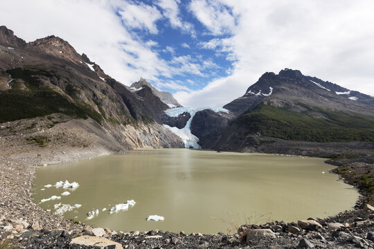 Glacier Los Perros in Torres Del Paine in Chilean Patagonia