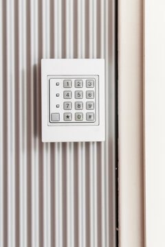 keypad on a wall
