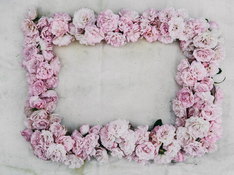 Frame of roses