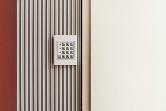 keypad on a wall