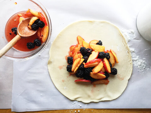 Preparing a Summer Tart