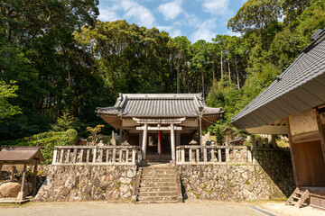 Obraz premium Yasaka shrine in Sanda city, Hyogo, Japan