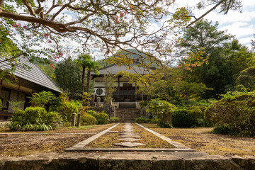 Main building of Daishu-ji temple in Sanda city, Hyogo, Japan