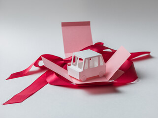 Car in giftbox