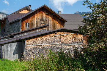 Holz hof Bauernhof