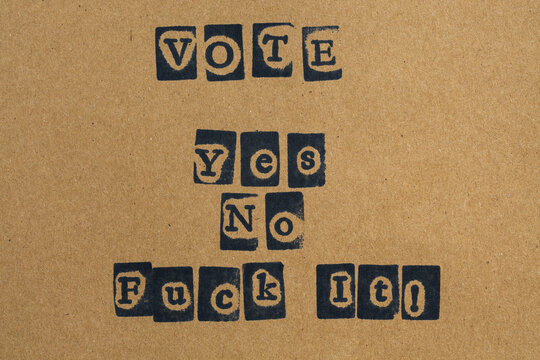 Vote sign