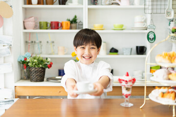 ダイニング 男の子