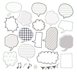 吹き出し　イラスト