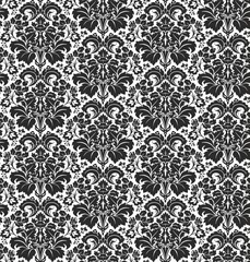 Poster Rich ornament, Seamless floral pattern. Royal victorian seamless pattern for wallpapers, textile, wrapping, wedding invitation.  © Виталий Салин