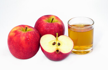 Fresh organic apple cider ready to drink.