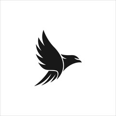 eagle logo design silhouette vector