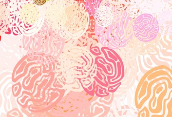 Fototapeta premium Light Multicolor vector texture with abstract forms.
