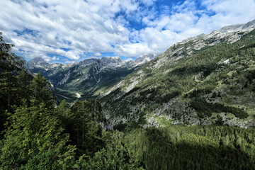 Fototapeta na wymiar Triglav national park long valley