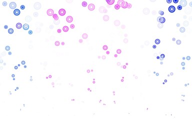 Light Purple vector texture with disks.