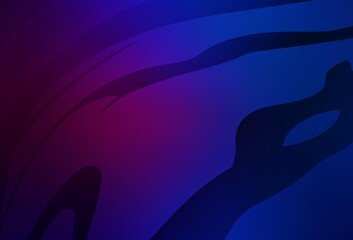 Dark Pink, Blue vector blurred shine abstract template.