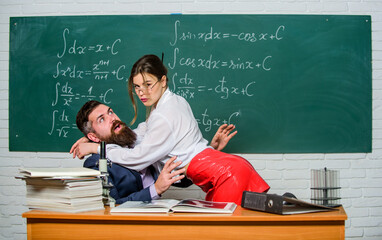 Sex education. Teacher student flirting. Sexual provocation. Provoke sexual desire. Resist...