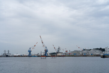 Fototapeta premium 横須賀の工場地帯