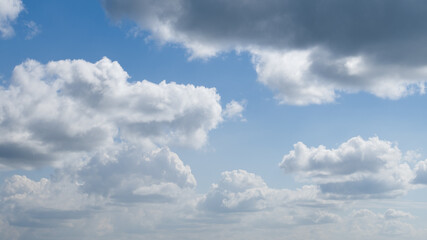 beautiful clouds, blue sky