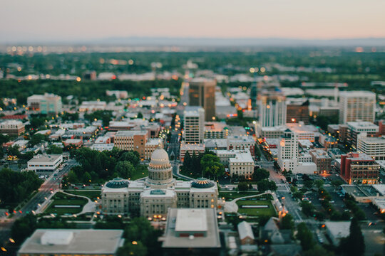 Boise by helicopter