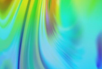 Obraz premium Light Blue, Green vector colorful blur backdrop. Colorful abstract illustration with gradient. New design for your business.