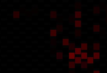 Fototapeta premium Dark Red vector background with rectangles.