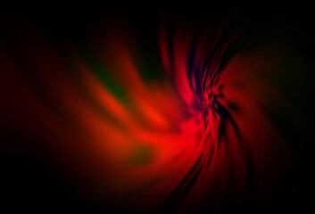 Dark Red, Yellow vector blurred shine abstract texture.