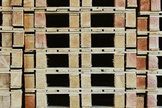 Wooden pallets pattern