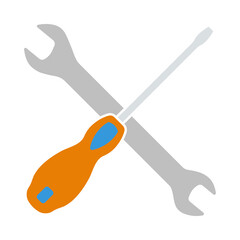 Wrench And Screwdriver Icon