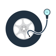 Tire Pressure Gage Icon