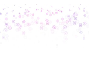 Light Pink vector backdrop with dots.
