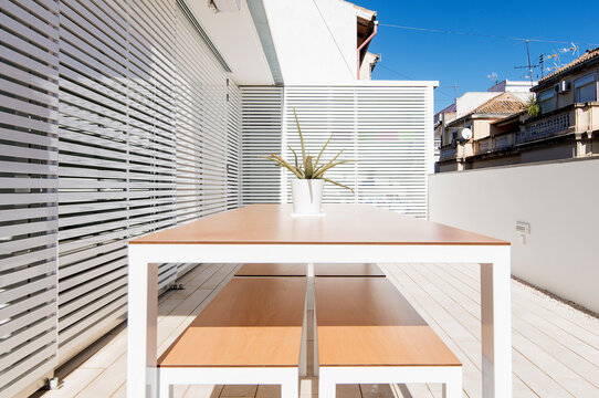 Sunny patio