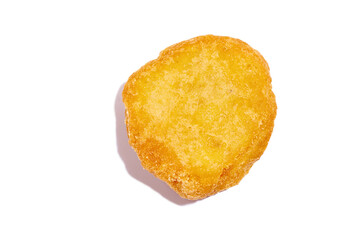 Chicken nuggets isolated on white background