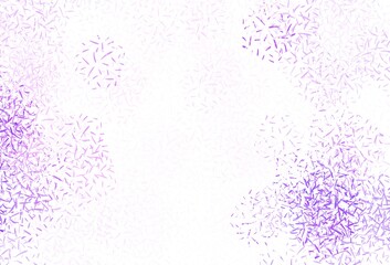 Fototapeta na wymiar Light Purple vector pattern with sharp lines.