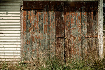Rustic old farm shed