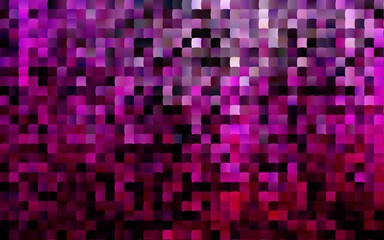 Dark Pink vector cover in polygonal style. Glitter abstract illustration with rectangular shapes. Modern template for your landing page.