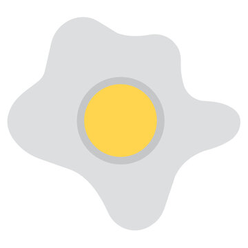 recommend clip art: 
                    Fried egg vector style, breakfast in flat icon 
                    