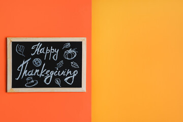 Happy Thanksgiving day concept. Thanksgiving holiday background with space for text